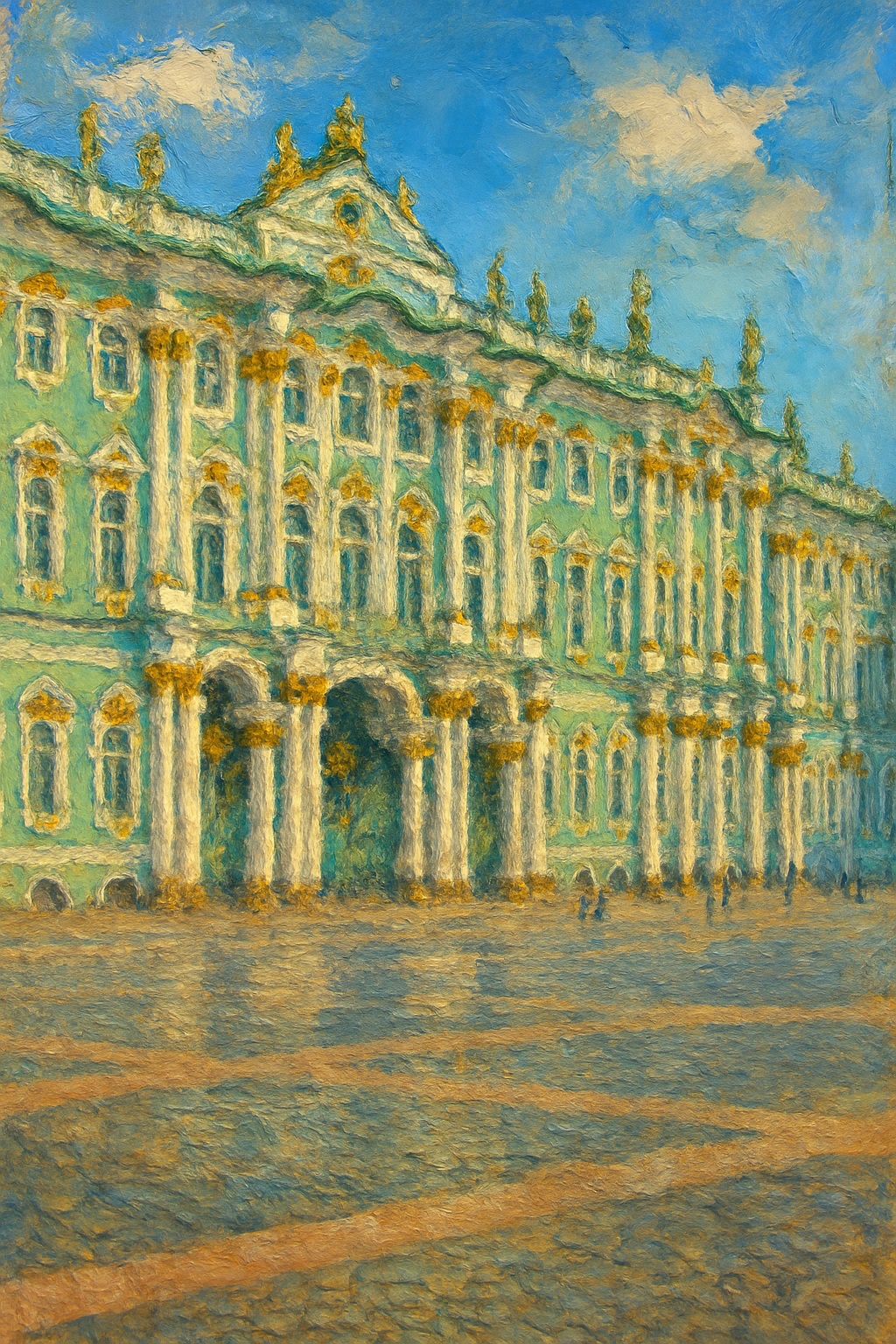 Эрмитаж маслом